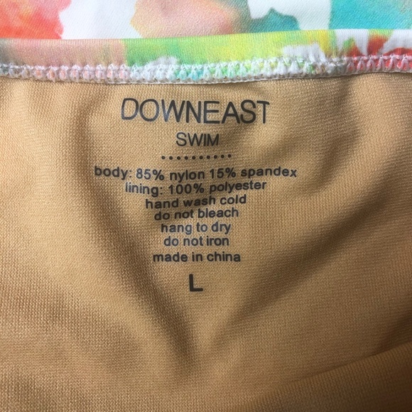 Downeast Tankini Top Halter Swim Suit (size Large) - Picture 3 of 3